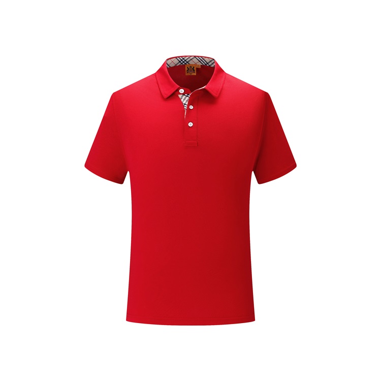 大红色Polo衫定制,大红色Polo衫制作,大红色Polo衫加
